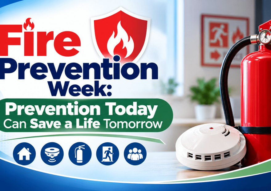 Fire Prevention Week Safety Banner