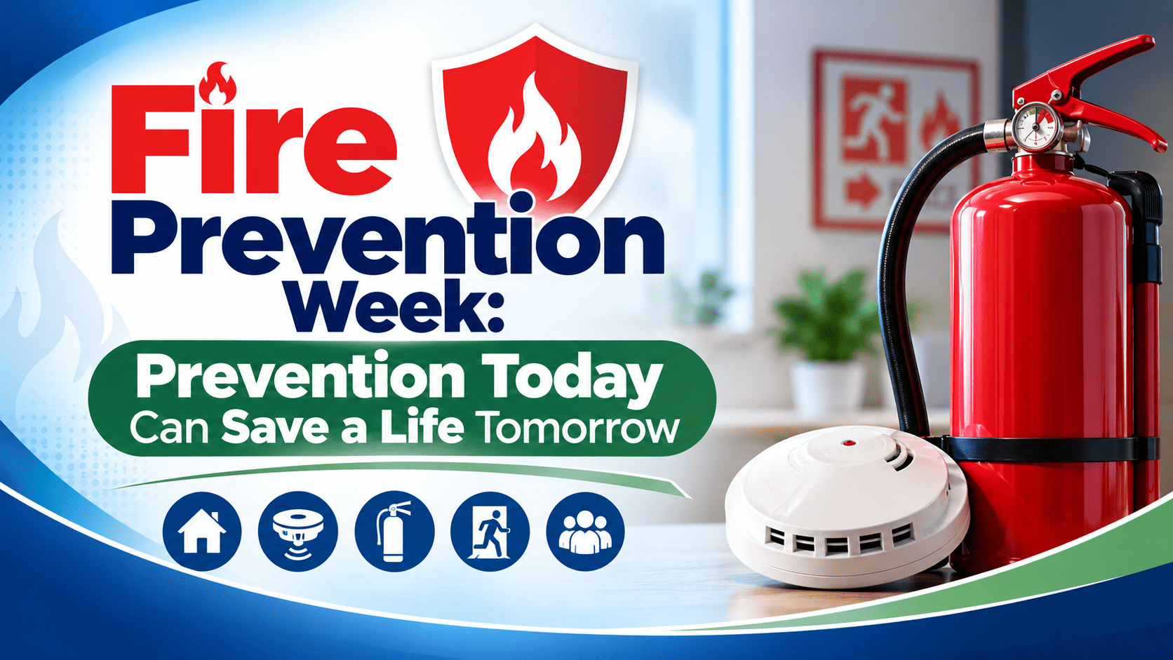 Fire Prevention Week Safety Banner